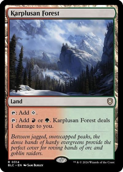 Karplusan Forest Commander: Bloomburrow Magic card