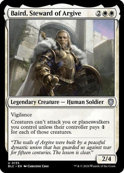 Baird Steward of Argive Commander: Bloomburrow Magic card