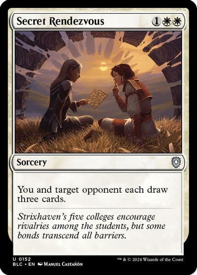 Secret Rendezvous Commander: Bloomburrow Magic card