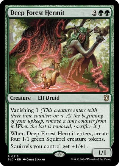 Deep Forest Hermit Commander: Bloomburrow Magic card