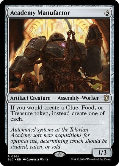 Academy Manufactor Commander: Bloomburrow Magic card