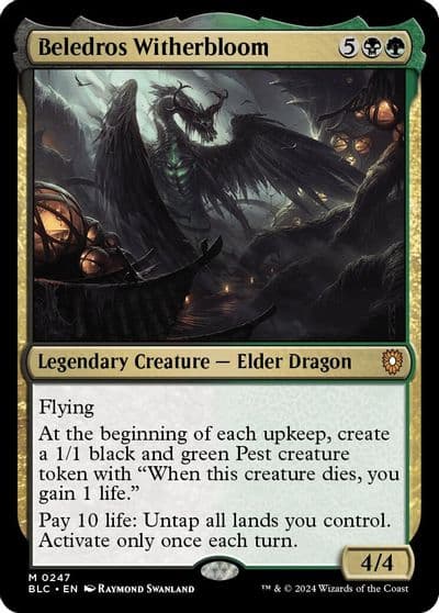 Beledros Witherbloom Commander: Bloomburrow Magic card