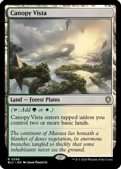 Canopy Vista Commander: Bloomburrow Magic card