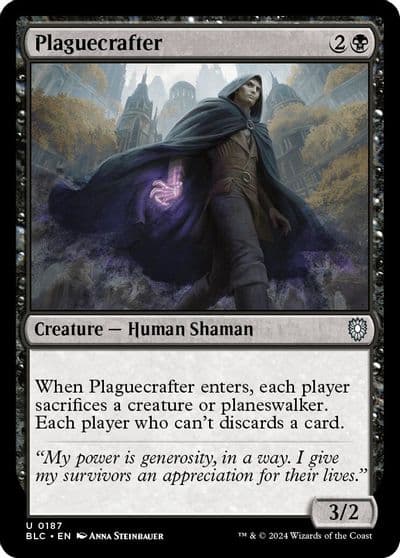 Plaguecrafter Commander: Bloomburrow Magic card
