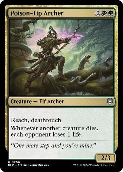 Poison Tip Archer Commander: Bloomburrow Magic card