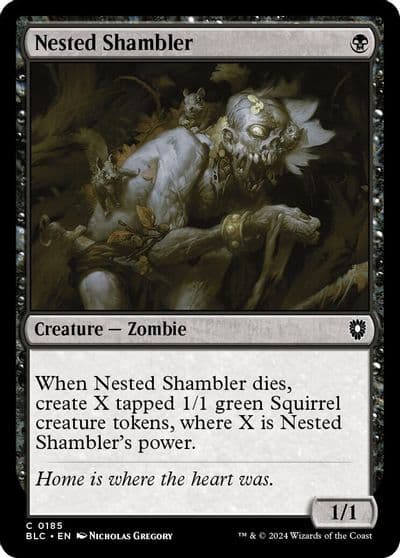 Nested Shambler Commander: Bloomburrow Magic card