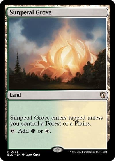 Sunpetal Grove Commander: Bloomburrow Magic card