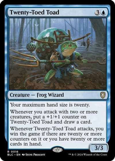 Twenty Toed Toad Commander: Bloomburrow Magic card
