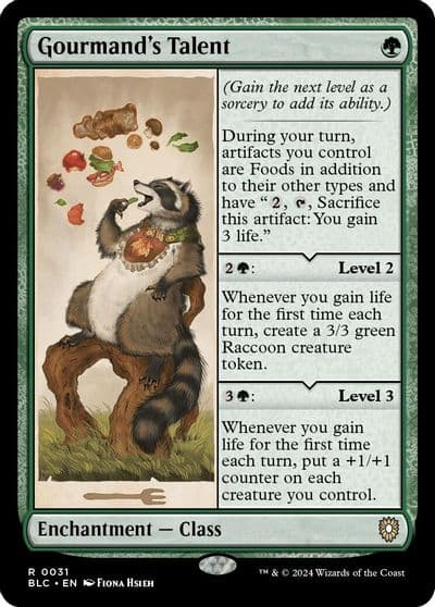 Gourmands Talent Commander: Bloomburrow Magic card