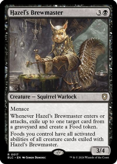 Hazels Brewmaster Commander: Bloomburrow Magic card
