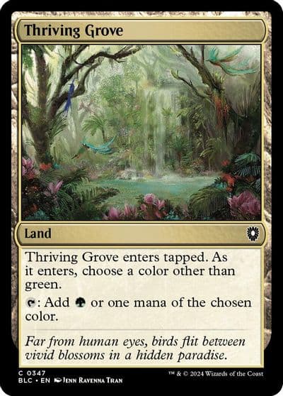 Thriving Grove Commander: Bloomburrow Magic card