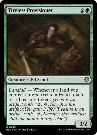 Tireless Provisioner Commander: Bloomburrow Magic card