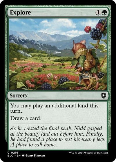 Explore Commander: Bloomburrow Magic card