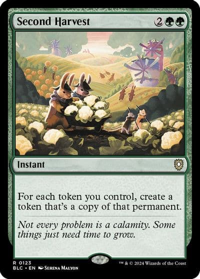 Second Harvest Commander: Bloomburrow Magic card