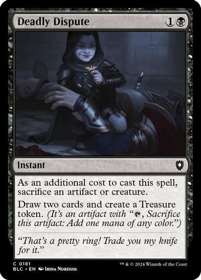 Deadly Dispute Commander: Bloomburrow Magic card