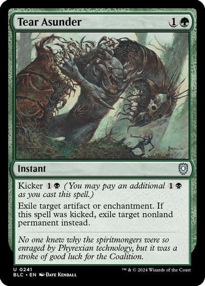 Tear Asunder Commander: Bloomburrow Magic card
