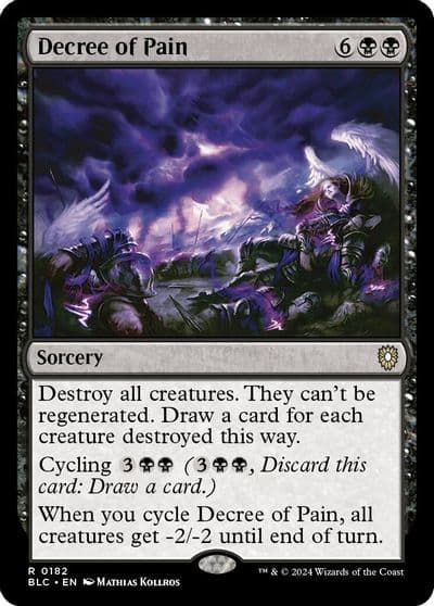Decree of Pain Commander: Bloomburrow Magic card
