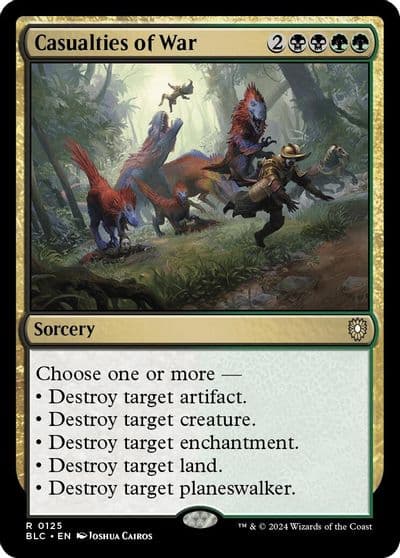 Casualties of War Commander: Bloomburrow Magic card