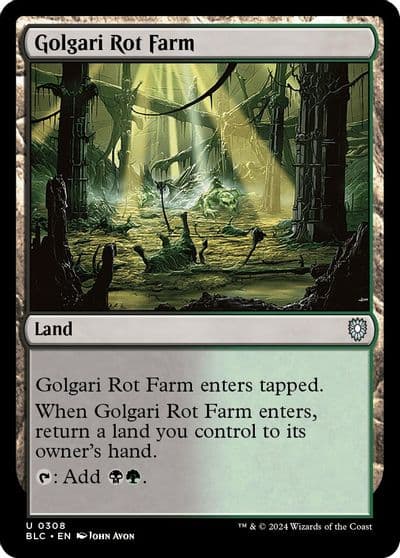 Golgari Rot Farm Commander: Bloomburrow Magic card