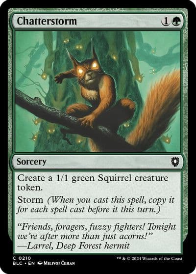 Chatterstorm Commander: Bloomburrow Magic card