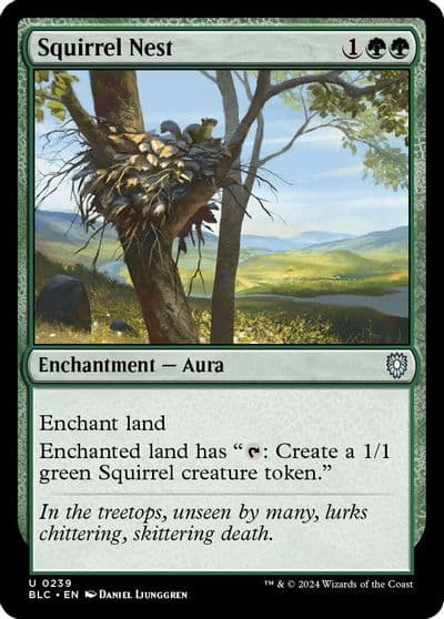 Squirrel Nest Commander: Bloomburrow Magic card