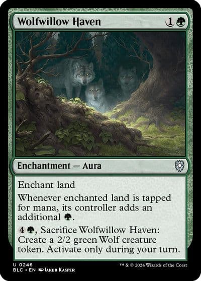 Wolfwillow Haven Commander: Bloomburrow Magic card