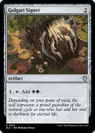 Golgari Signet Commander: Bloomburrow Magic card