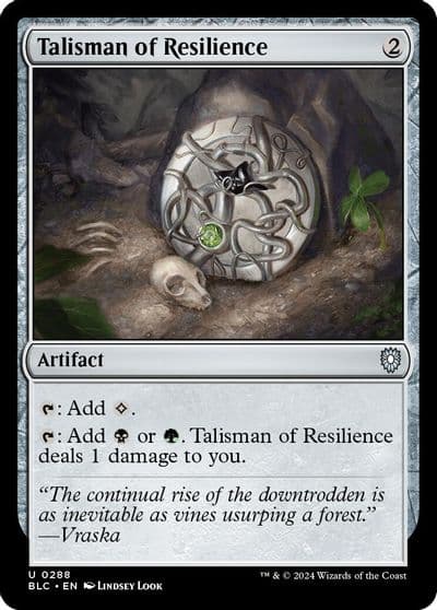 Talisman of Resilience Commander: Bloomburrow Magic card