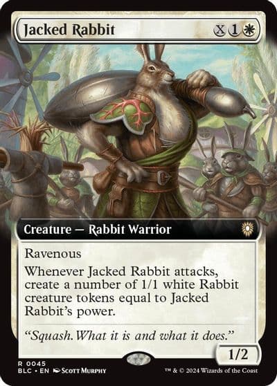 Jacked Rabbit Extended Art Commander: Bloomburrow Magic card