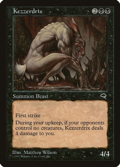 Kezzerdrix Tempest Magic card