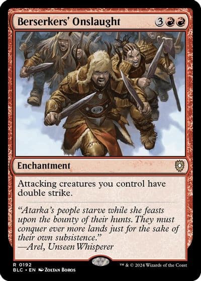 Berserkers Onslaught Commander: Bloomburrow Magic card