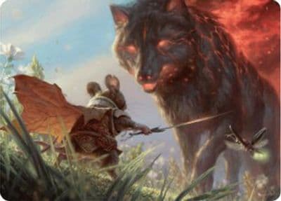 Repel Calamity Art Card Art Series: Bloomburrow Magic card