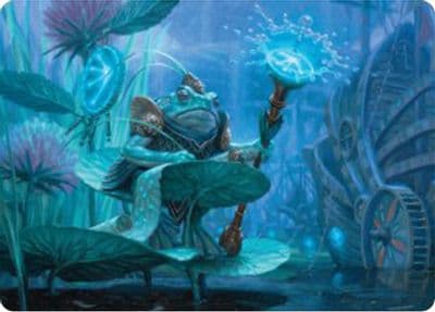Dour Port Mage Art Card Art Series: Bloomburrow Magic card