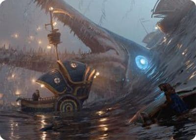 Eluge the Shoreless Sea Art Card Art Series: Bloomburrow Magic card