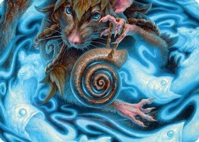 Mind Spiral Art Card Art Series: Bloomburrow Magic card