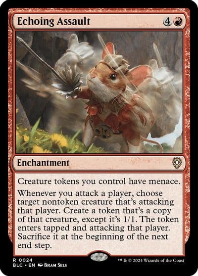 Echoing Assault Commander: Bloomburrow Magic card