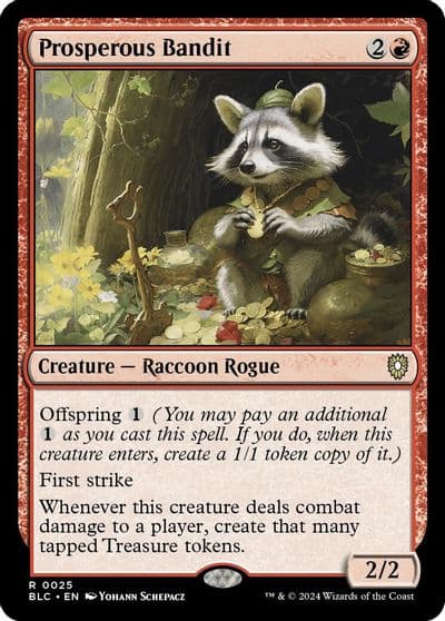 Prosperous Bandit Commander: Bloomburrow Magic card