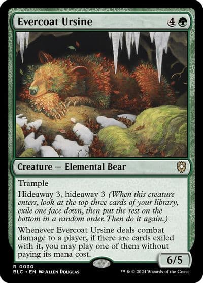 Evercoat Ursine Commander: Bloomburrow Magic card