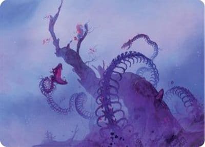 Coiling Rebirth Art Card Art Series: Bloomburrow Magic card