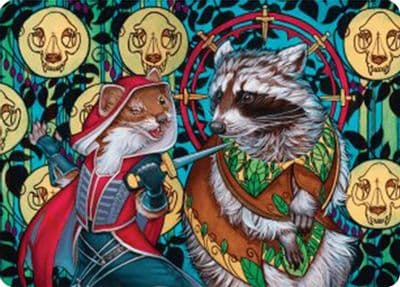 Ruthless Negotiation Art Card Art Series: Bloomburrow Magic card
