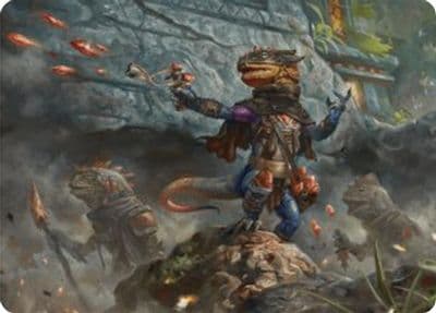 Agate Instigator Art Card Art Series: Bloomburrow Magic card