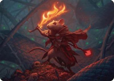 Emberheart Challenger Art Card Art Series: Bloomburrow Magic card