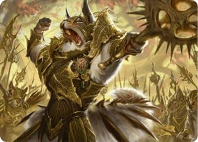 Honored Dreyleader Art Card Art Series: Bloomburrow Magic card
