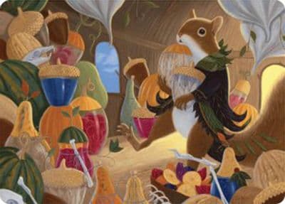 Stocking the Pantry Art Card Art Series: Bloomburrow Magic card