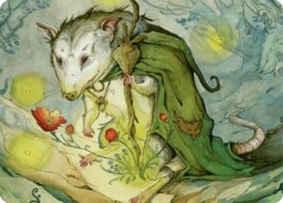Tender Wildguide Art Card Art Series: Bloomburrow Magic card
