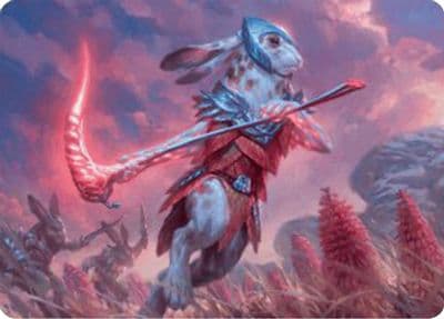 Baylen the Haymaker Art Card Art Series: Bloomburrow Magic card