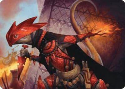 Cindering Cutthroat Art Card Art Series: Bloomburrow Magic card