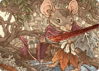 Mabel Heir to Cragflame Art Card Art Series: Bloomburrow Magic card