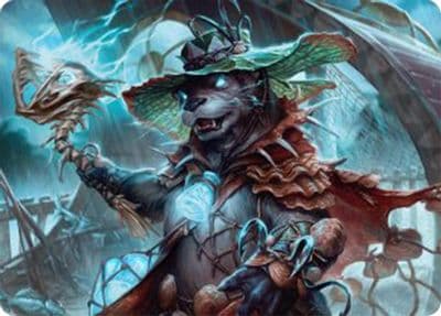 Tempest Angler Art Card Art Series: Bloomburrow Magic card