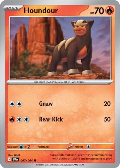 Houndour SV: Shrouded Fable Pokemon card